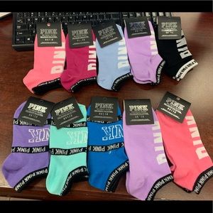 10 pair Victoria Secret PINK Socks NWT